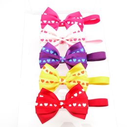 50pcs/Lot Big sale Fashion Pet Dog puppy Cat Cute Bow Ties Neckties Bowknot Dog Grooming Products Mixed style