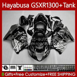 Fairings For SUZUKI Hayabusa GSXR-1300 GSXR 1300 CC GSXR1300 96 97 98 99 00 01 74No.97 GSX-R1300 1300CC 2002 2003 2004 2005 2006 2007 GSX R1300 Grey flames 96-07 Bodywork