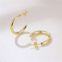 Temperament C-shaped hipster 18k gold plated Ear Cuff earrings fashion style gift fit women DIY Jewellery earring