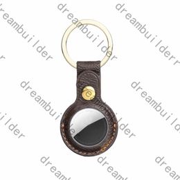 Top Fashion Cases For AirTag case PU leather key chain Anti-lost device protective cover Air Tag shell