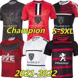 -3XL 4XL 5XL Toulouse Munster Munster City Rugby Jerseys 2021 2022 Champion de la maison 19 20 Stade Toulousain League Jersey Lentulus Shirts Loisirs Sports Formation Port