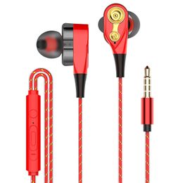 In-Ear Earbud Headphones Deep Bass DJ HiFi Headset With High Definition Dual Dynamic Driver High-fidelity Audio For Xiaomi