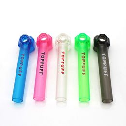 Toppuff Top Puff For Travel Water Bongs Portable Water Pipes Plastic Oil Burner Pipe Dab Smoke Accessory For Smoking DHL Free Shipping