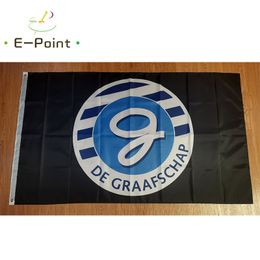 Netherlands De Graafschap Flag Black 3*5ft (90cm*150cm) Polyester flag Banner decoration flying home & garden flag Festive gifts