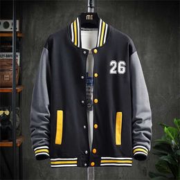 hip hop streetwear baseball jacket coat bone embroidery Stand-up collar japanese bomber college 211126