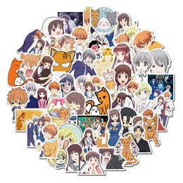 50 PCS Mixed Graffiti skateboard Stickers Cartoon anime basket For Car Laptop Fridge Helmet Pad Bicycle Bike Motorcycle PS4 book Guitar Pvc Decal