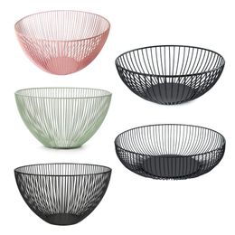 Kitchen Storage & Organisation Fruit Holder Vegetable Basket Biscuit Bowls Iron Wire Candy Tray Food DC120