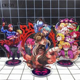 Cartoon Anime Jojos Bizarre Adventure Keychain Julius Caesar Zeppeli Joseph Joestar Acrylic Stand For Women Men Jewellery 15cm G1019