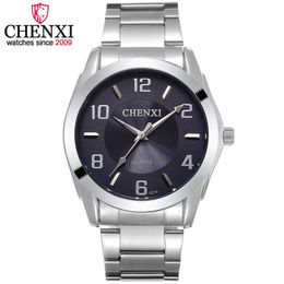 Chenxi Brand Man All Steel 30m Waterproof Watches Male Business Casual Style Quartz Watch Men's Gift Decoration Wear Wristwatch Q0524