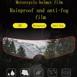 Motorcycle Helmets Universal Anti Rain Fog Film For Helmet Proof Shield Durable Nano Coating Lens Sticker Accessory