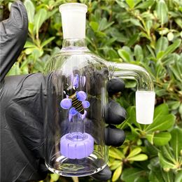 Smoking Pipes JEKE The bee style ash catcher smoking accessories 90 45 degrees for bongs glass water pipe bubbler have blue Dab Oil RigsQ240515