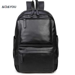 Fashion Leather Backpack For Women Men Laptop Bags Sports Outdoor Back Pack Unisex School Daybag bag126 X0529