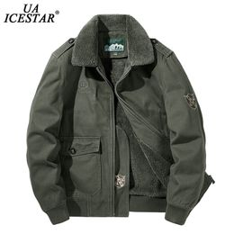 UAICESTAR брендовая зимняя куртка мужская теплая утепленная флисовая модная повседневная куртка одежда больших размеров M-5XL ветровка мужские куртки 220212
