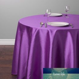 Free Shipping Solid Round Tablecloth For Table Table Cloths Cover Wedding Decoration Party Hotel Banquet Home Decor 21 Colors
