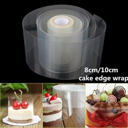 1 Roll 10M Cake Surround Film Transparent Cake Collar Kitchen Acetate Cake Chocolate Candy For Baking Durable