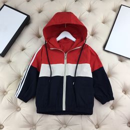 Fashion Designer Baby Boys Clothes Jacket High Quality Spring And Autumn Clothing 2021 New Korean Style Hooded Windbreaker Children's Leisure Coats Trend