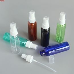 50pcs/lot 60ml spray pump travel PET bottle for cosmetic packaging,plastic empty bottles liquid medicinehigh qty