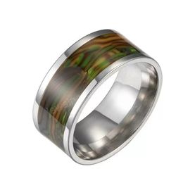 Stainless Steel Shell Ring Shell Ring Band Ring Engagement Wedding Rings mens rings fashion Jewellery