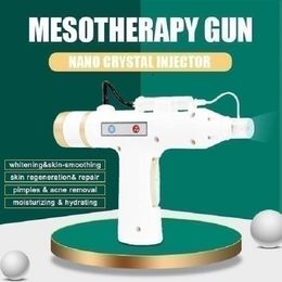 Anti Wrinkle Micro Needle Cool Hot System Home Use Mesotherapy Gun Injector Beauty Device for Skin Rejuvenation