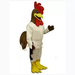 Professional Rooster Animal Mascot Costume Halloween Christmas Fancy Party Dress Cartoon Character Suit Carnival Unisex Adults Outfit