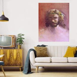 Jesus Prince of Peace Huge Oil Painting On Canvas Home Decor Handcrafts /HD Print Wall Art Pictures Customization is acceptable 21062217