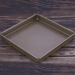 Non-Stick 11 Inch Square Cake Baking Pan Carbon Steel Tray Pie Pizza Bread Cake Mold Bakeware Tools