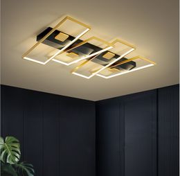 led ceiling lamp for modern living bedroom lighting remote dimmable hanging lamps creativity design alu ceiling light