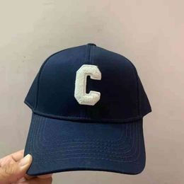 21 Baseball Cap Small Fragrance Letter c Embroidered Men's and Women's Duck Tongue Hat Wang Yibo Same 5203