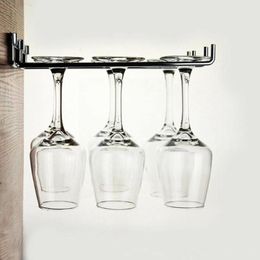 Kitchen Storage & Organisation 1pc Wine Glasses Hanger Upside Down Goblets Display Single Home Holde Row Bar Rack Cabinet Stand Cup M8r8