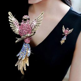 Pins, Brooches Bird Brooch Cute Japanese Female Personality Temperament Elegant Corsage Clothes Accessories Atmospheric Jewellery