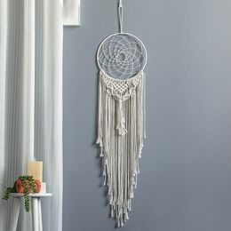 25cm Macrame Wall Hanging Tapestry DIY Handmade Woven Home Decor for Bedroom Woven Boho Tapestry Hanging