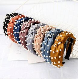 Fashion pearl girls headband women hair sticks designer hair bands designer headband designer hair accessories for women