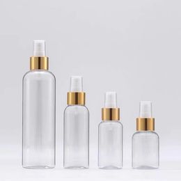 60-250ml Empty Transparent Plastic Bottle Portable Spray Bottle For Water Liquid Perfume Refillable Bottle Skin Care Tools