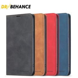 Original FORWENW Magnetic Leather Wallet Cases Bumper With Card Slot Flip Magnet Cover For iPhone13 12 11 xs