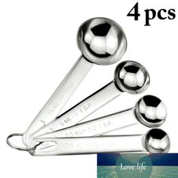 4pcs Stainless Steel Measuring Spoon Measuring Teaspoon Measuring Tools Baking Accessories Kitchen Gadgets