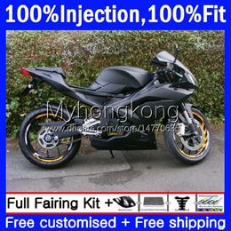 Injection OEM For Aprilia RSV 125 RS 125 RR 125RR 2012 2013 Flat black 2014 2015 2016 Body 12No.110 RS-125 RS4 RS125 R 12-16 RSV-125 RSV125 RSV125RR 12 13 14 15 16 Fairing