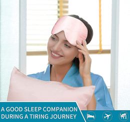 Natural Silk Sleep Mask Smooth Shade Soft Adjustable Tension