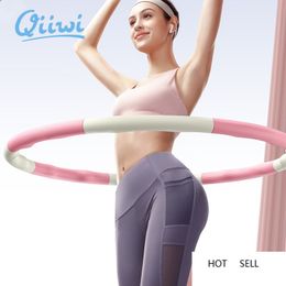 8 Part Detachable Hoop Fitness Sport Circle Slimming Thin Waist Trainer Loss Weight Home Workout Bodybuilding