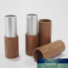 4G 10pcs/lot Gold Silver Bamboo Lipstick Tube Top Grade Lip Balm Sub Package DIY Empty High-end Bamboo Lipstick Container