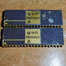 EF6802CMB/B Electronic Components Gold surface 8-bit Microprocessor cpu chips EF6802 Dual inline 40 pins ceramic package ics vintage processor 6802 Integrated IC