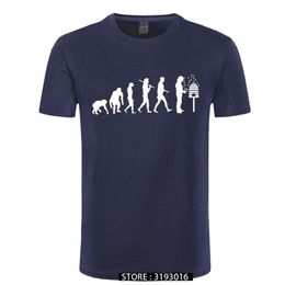 Standard Edition Beekeeper Evolution Honey Bees Beekeeping T Shirt Classic Slim Fit T- Male Clothing 210714