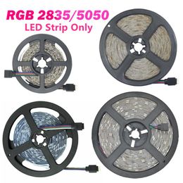 12v waterproof connector UK - Strips RGB2835 LED Strip Only,5m,10m,Non-waterproof,12V,DC Plug Control,White Surface Blue Back,DIY Connect To Your Target Length.