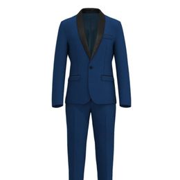 Men's Suits & Blazers Men Two Pieces Lapel Designer Wedding Tuxedos Mens Jacket And Pants Party Blazer