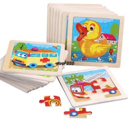 Puzzles Manufacturer customized wooden children cartoon kindergarten early education puzzle cognitive thinking enlightenment small toy