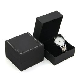 PU Leather Watch Box Jewelry Wristwatch Display Cases Portable Organizer with Pillow Present Packaging Boxes