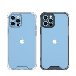 Lens Protection Transparent Clear 1.5MM Acrylic Hard Shockproof Case for iPhone 12 11 Pro XS Max XR X 6 7 8 Plus