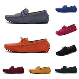 men casual shoes Espadrilles triple black navy brown wine red green Orange coffee Mahogany mens sneakers outdoor jogging walking ten