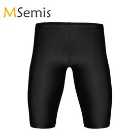 Mens Compression Sports Shorts Summer Running Tight Short Pants Sportswear Elastic Leisure Tight Shorts Quick Dry Sports Legging C0222