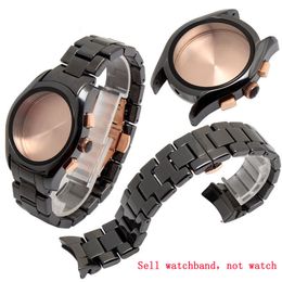 Keramik-Armband für 22 mm AR1400 AR1410 Herren-Uhrenarmband, Schmetterlingsschnalle, Uhrenarmbänder, Zubehör + Werkzeuge