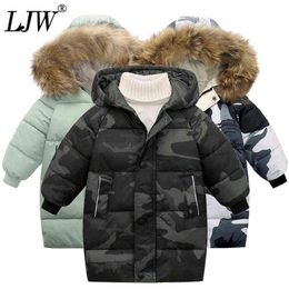 kids Winter Jacket For Girls Bright iridescent Thicken Girls Winter Coat Hooded Velour Winter Girls Jackets Outwear 12y 211111